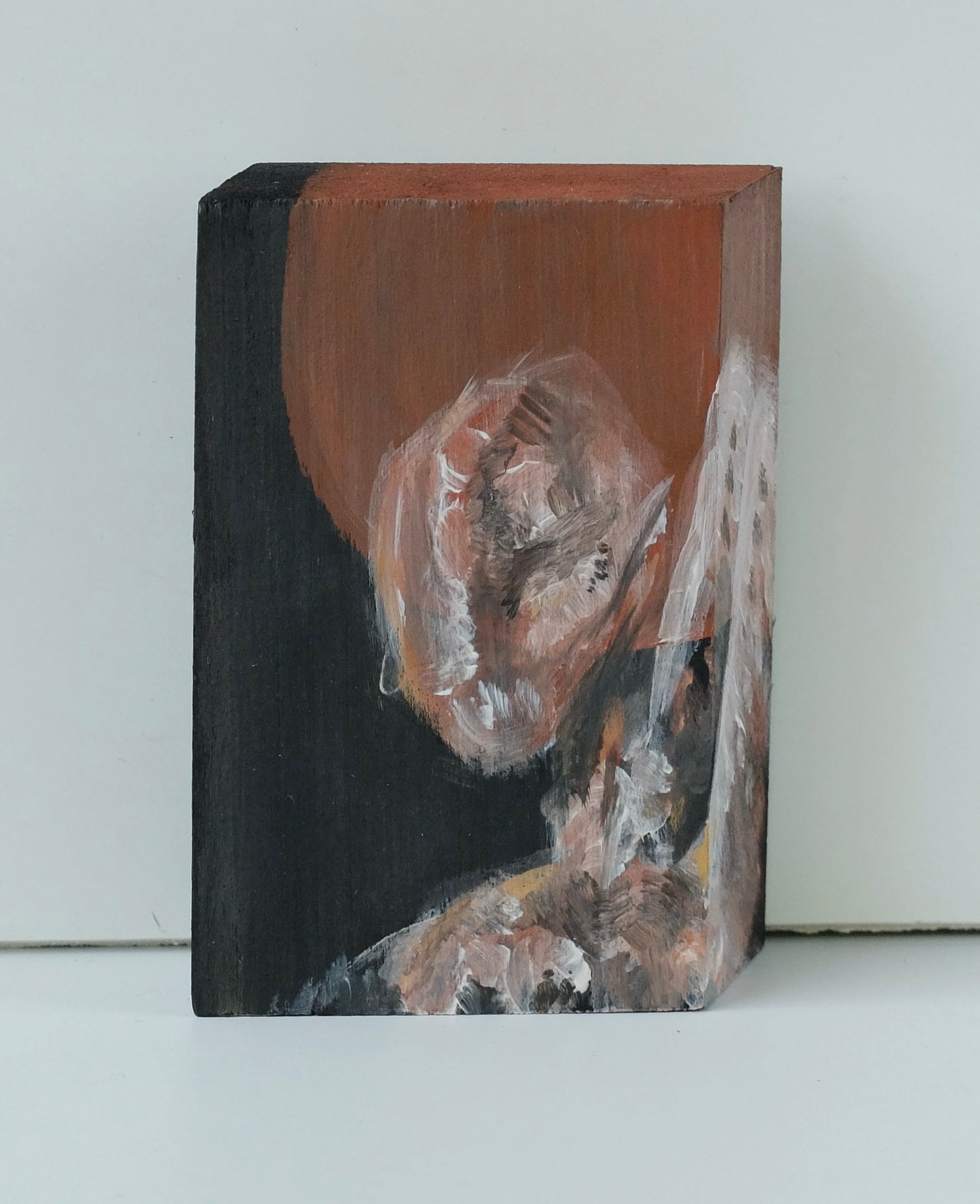 Mini painting on wood