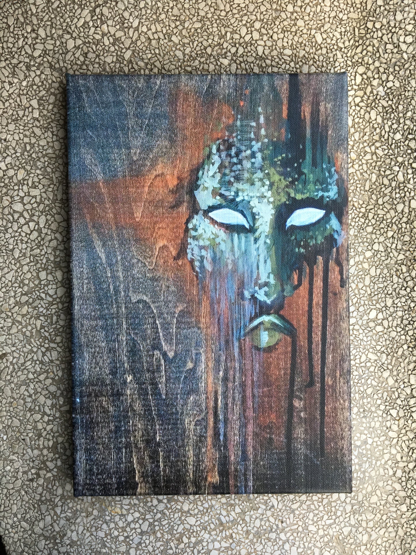 8x12in Canvas Print of Painting