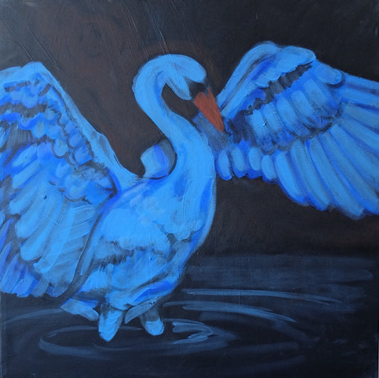 Swan Painting