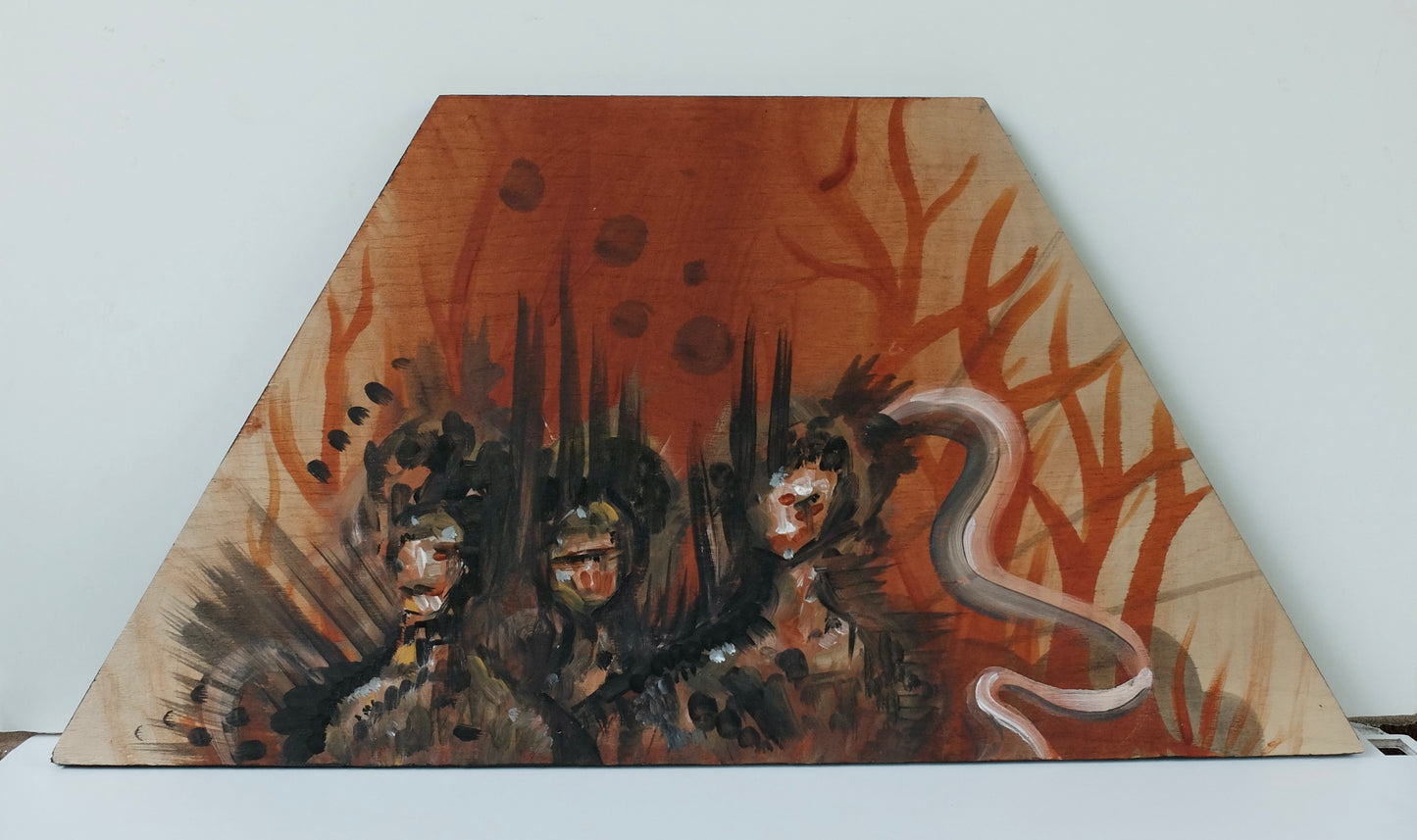 Painting on wood