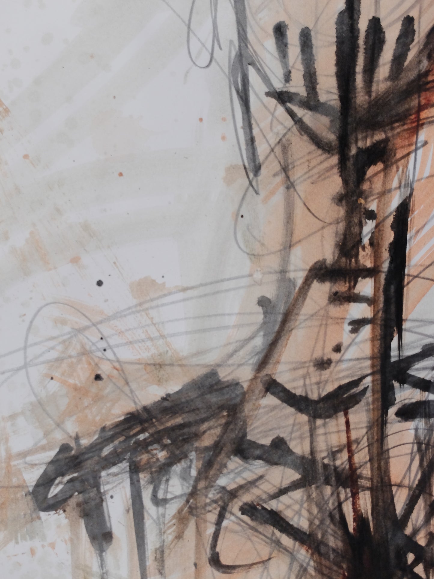 Ink Painting on Paper