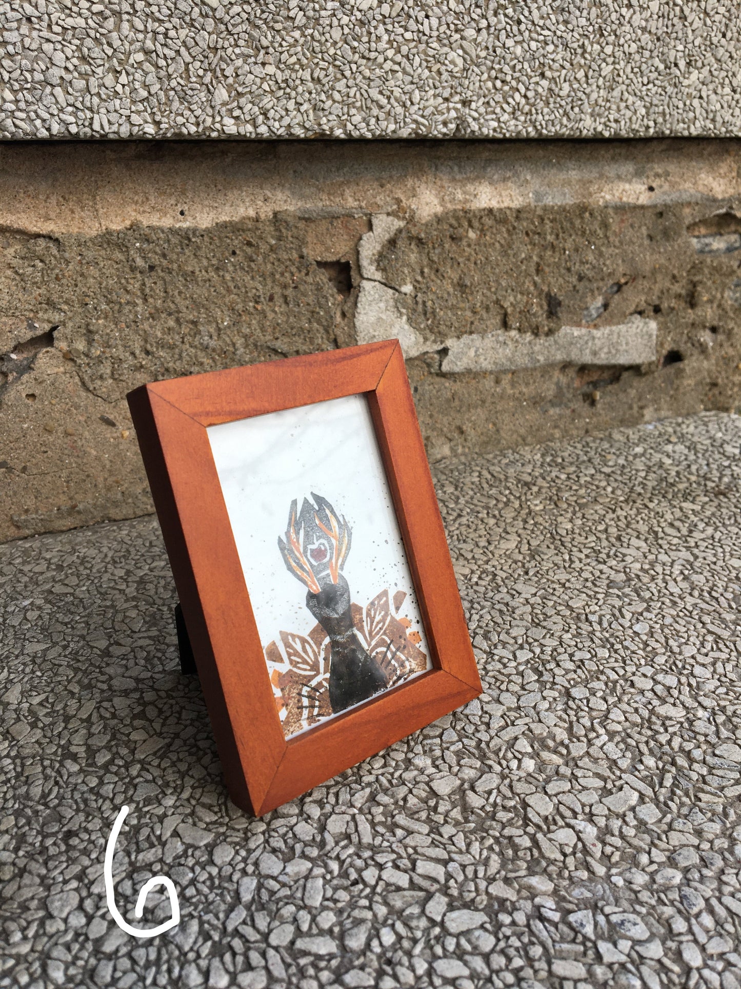 Mini Skelly Lino Prints