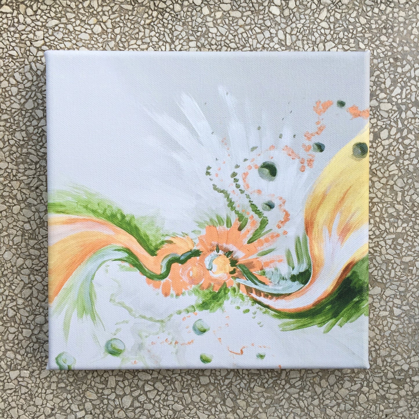 8x8in Canvas Print of Painting