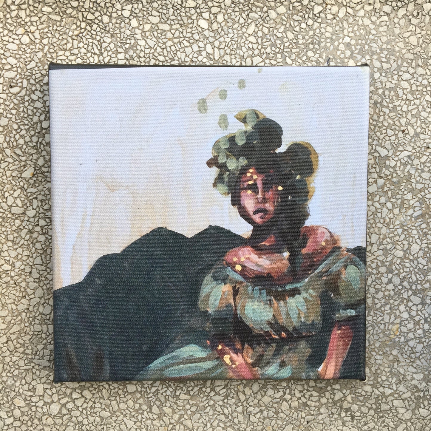 8x8in Canvas Print of Painting