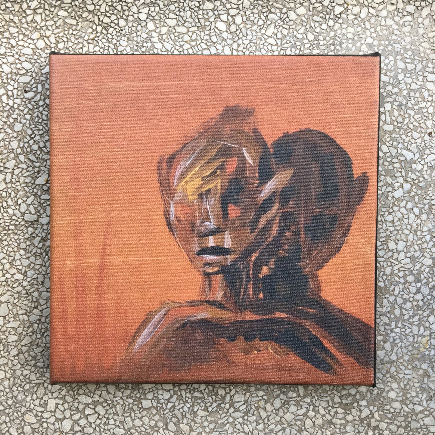 8x8in Canvas Print of Painting